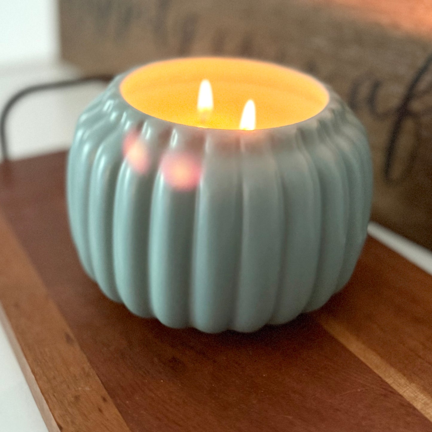 Limited Edition: Teal Pumpkin Jar Candle