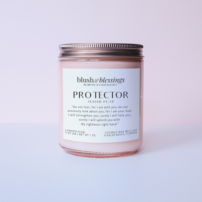 "Protector" Candied Plum Wax Melt Jar