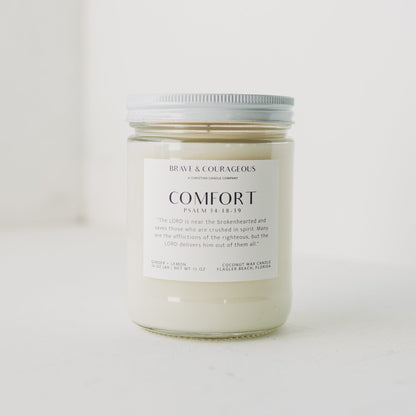 "Comfort" Ginger + Lemon Candle