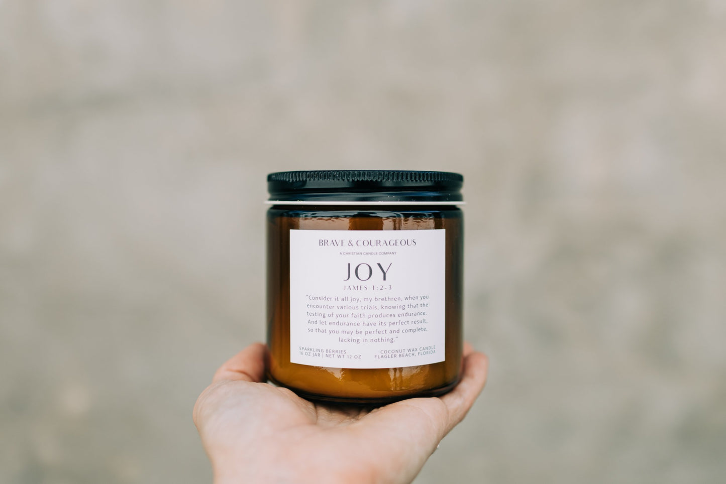 "Joy" Sparkling Berries Candle