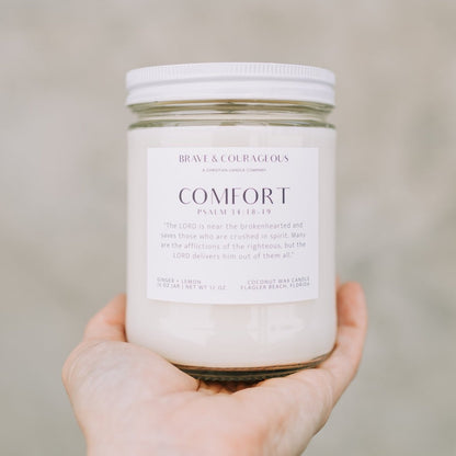 "Comfort" Ginger + Lemon Candle