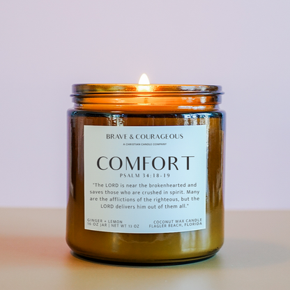 "Comfort" Ginger + Lemon Candle