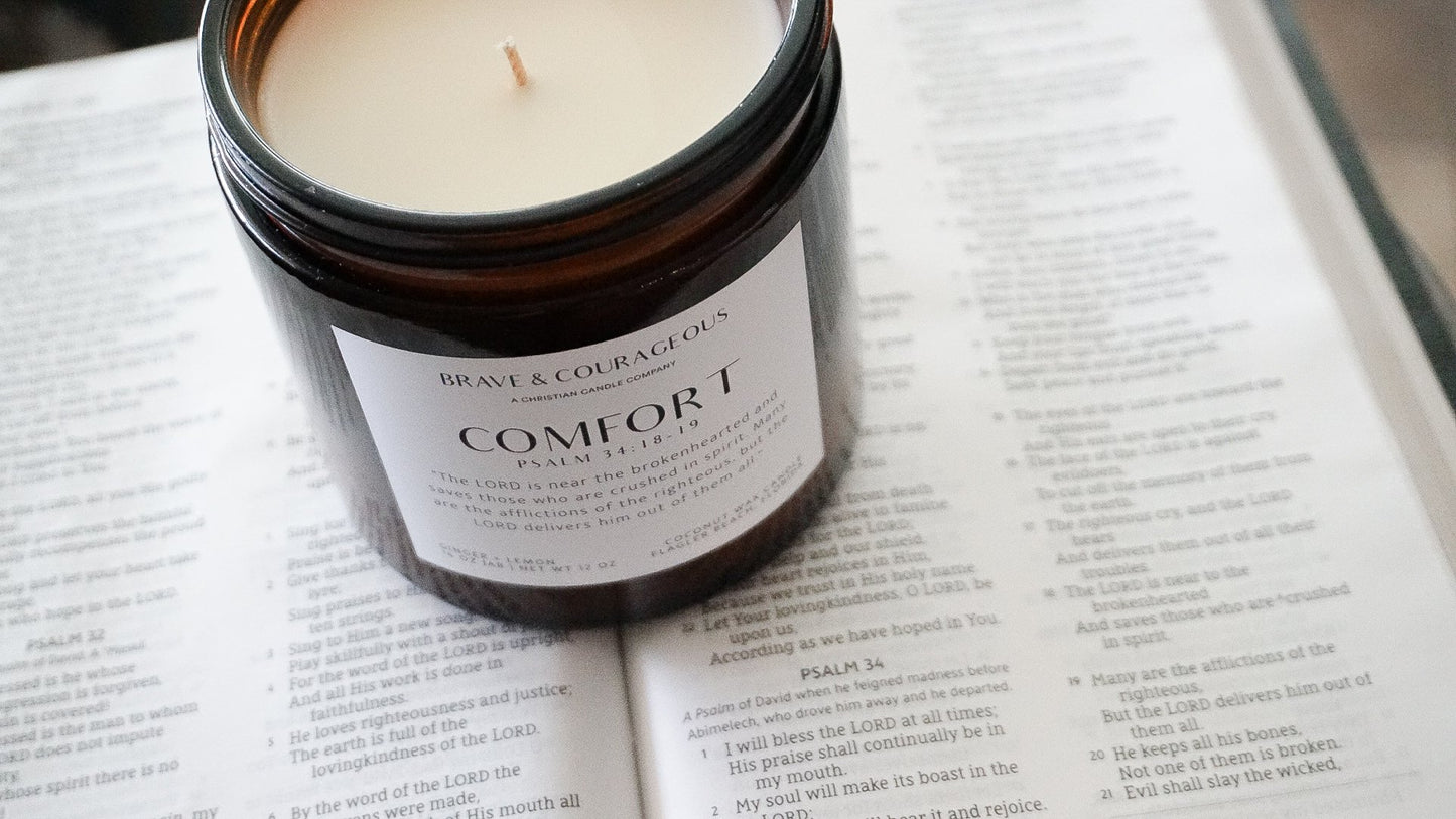 "Comfort" Ginger + Lemon Candle