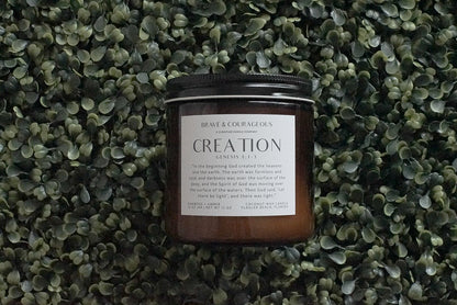 "Creation" Oakmoss + Amber Candle