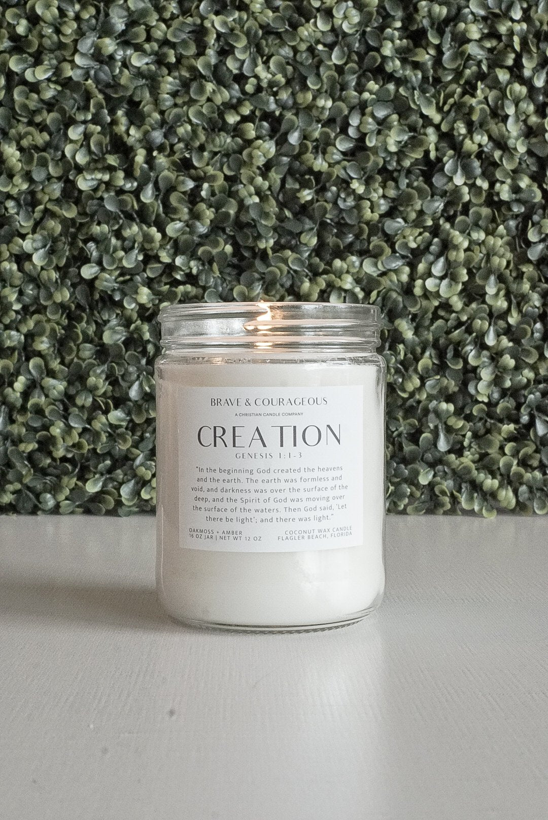 "Creation" Oakmoss + Amber Candle