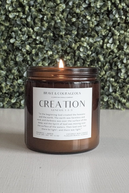 "Creation" Oakmoss + Amber Candle