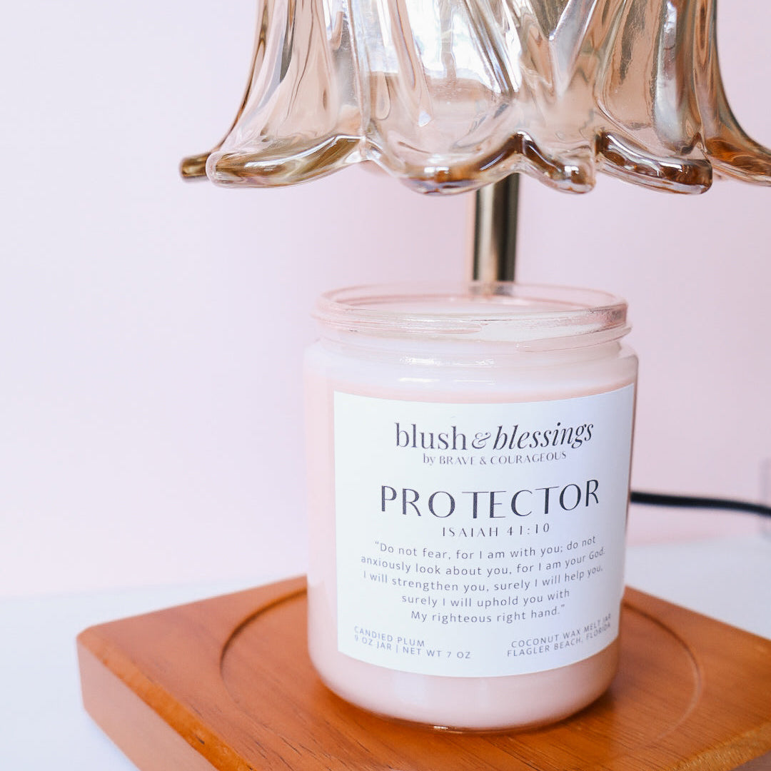 "Protector" Candied Plum Wax Melt Jar