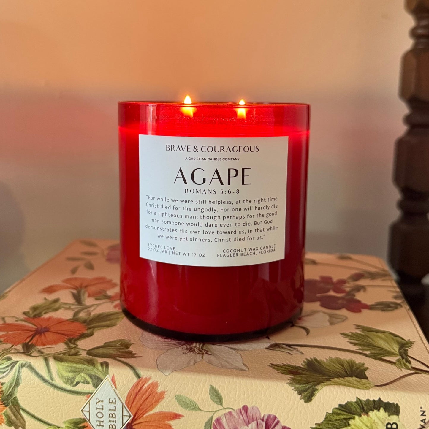 Limited Edition: "Agape" Lychee Love Valentine's Candle