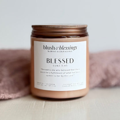 "Blessed" Grapefruit Blossom Wax Melt Jar