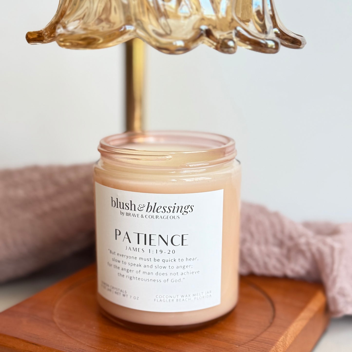 "Patience" Lemon Crystals Wax Melt Jar