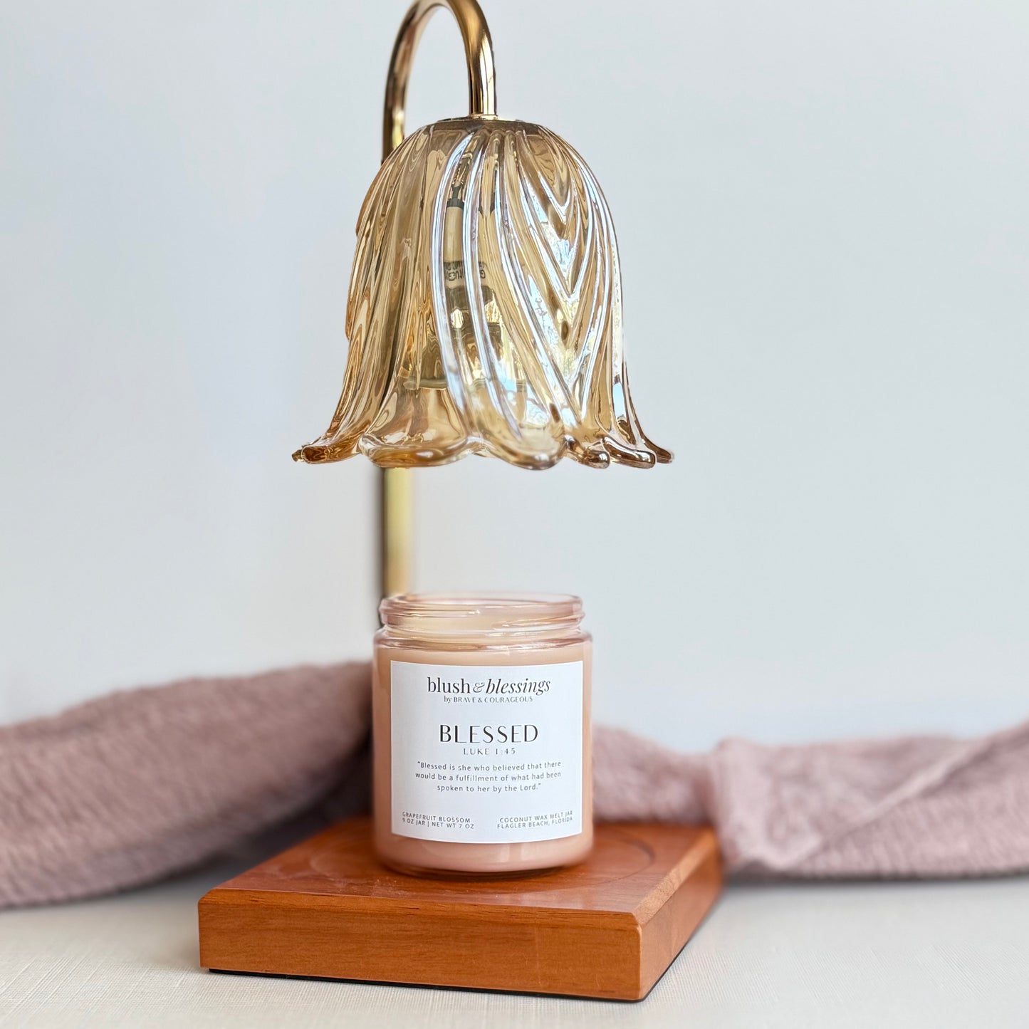 "Blessed" Grapefruit Blossom Wax Melt Jar