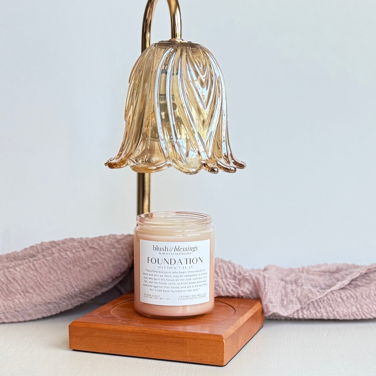 "Foundation" Island Sunset Wax Melt Jar