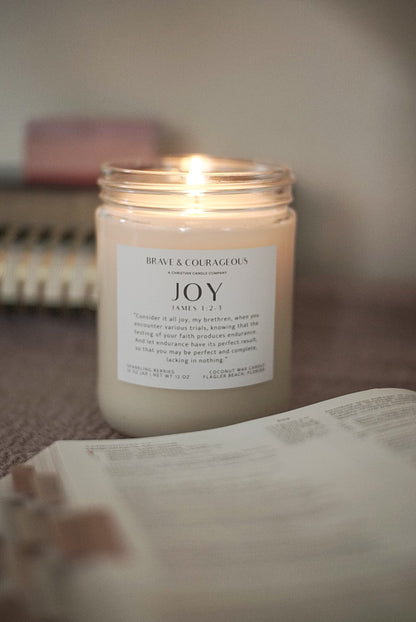 "Joy" Sparkling Berries Candle