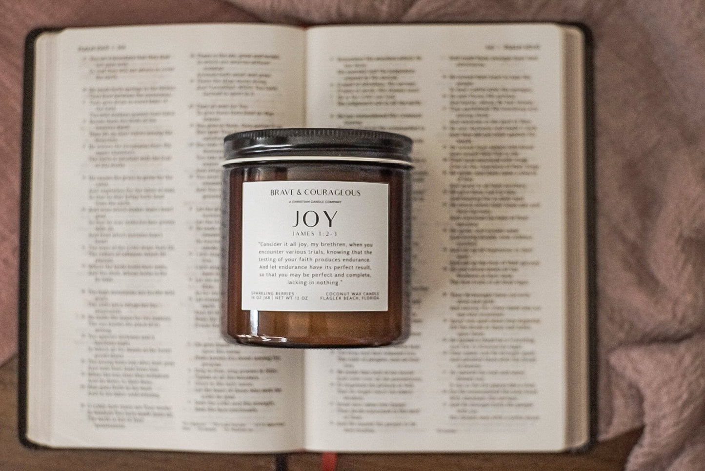 "Joy" Sparkling Berries Candle