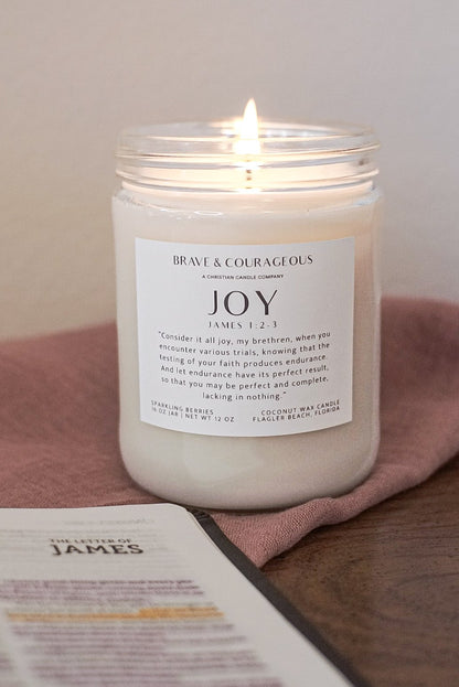 "Joy" Sparkling Berries Candle