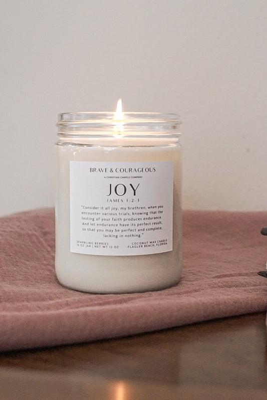 "Joy" Sparkling Berries Candle