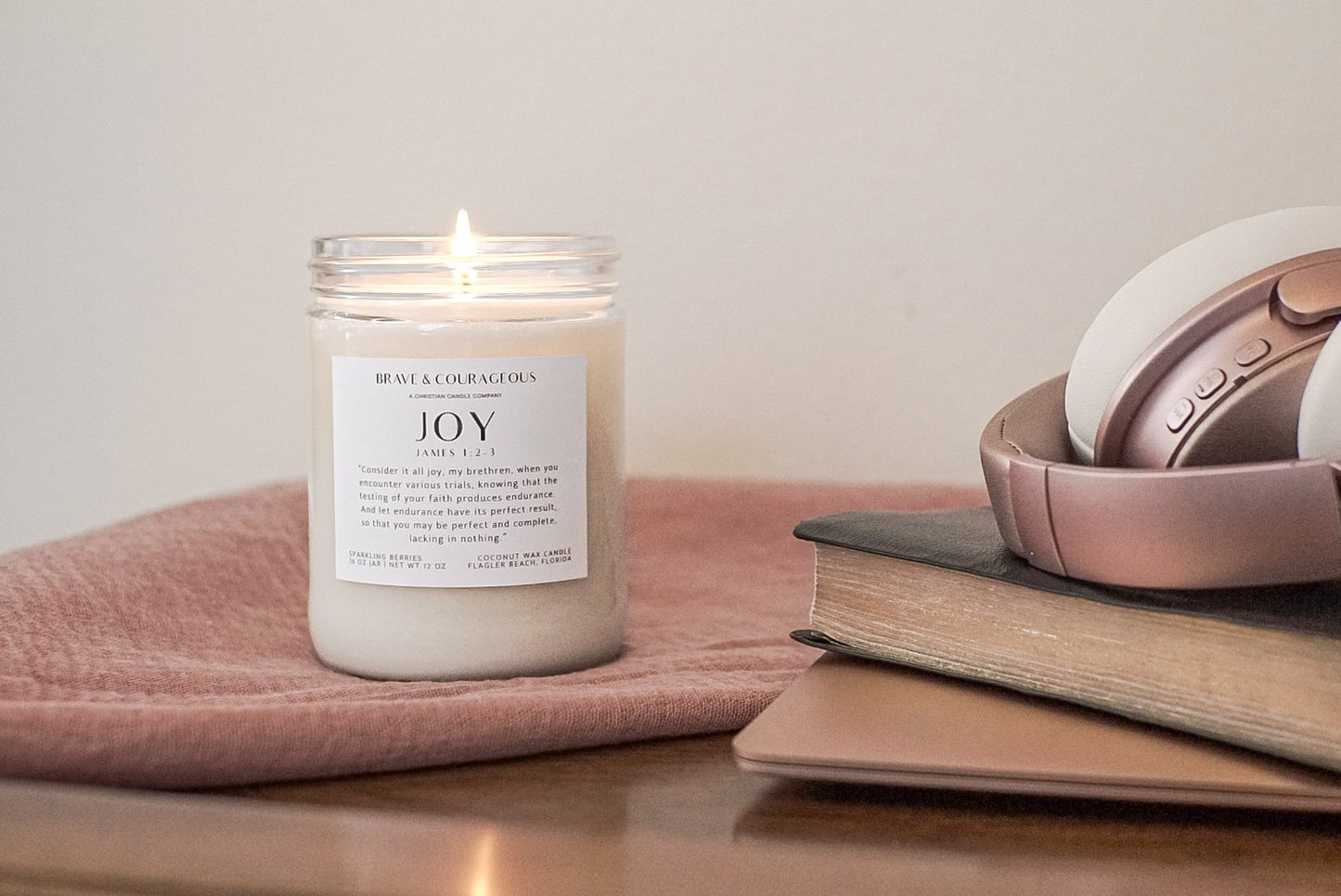 "Joy" Sparkling Berries Candle