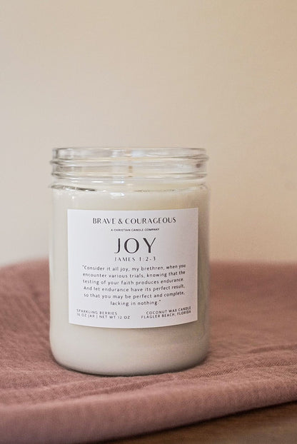 "Joy" Sparkling Berries Candle