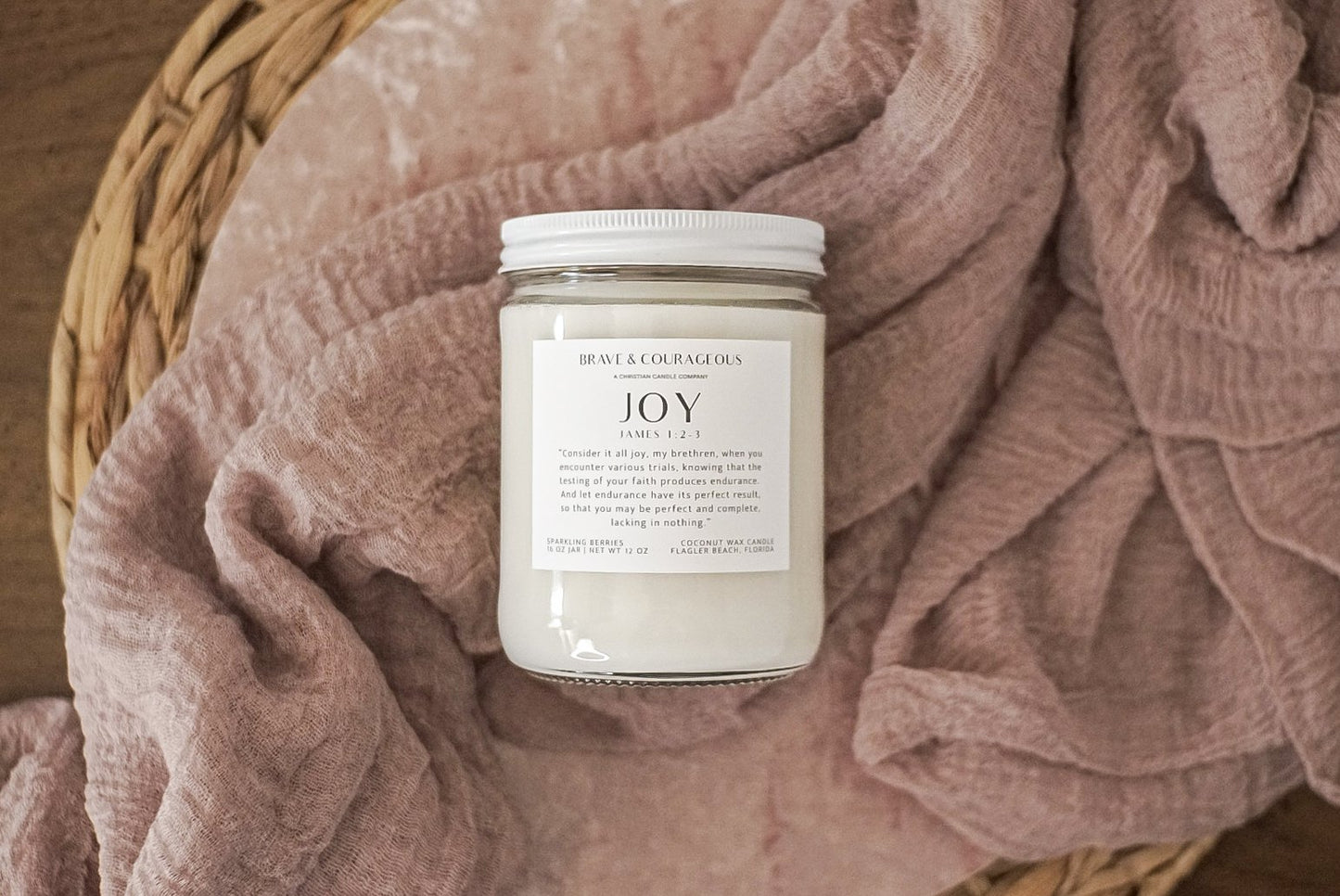 "Joy" Sparkling Berries Candle